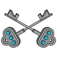 keys for old locks vector