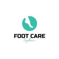 Foot Care Logo Design Concept Vector Illustration