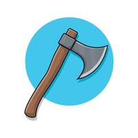 Axe Vector Illustration. Axe Logo Concept Design