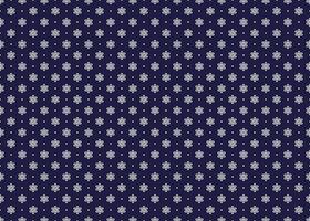 Symbol geometric white flowers design on dark blue background seamless fabric ethnic pattern for cloth carpet wallpaper wrapping etc. vector