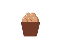 Bunch eggs vector