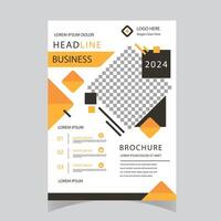 brochure flyer design template vector, Leaflet presentation, book cover, layout in vector