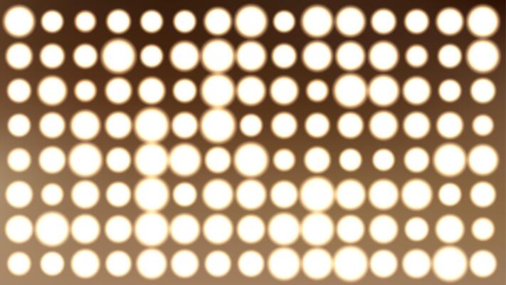 Defocused Stadium Lights, Vector Illustration