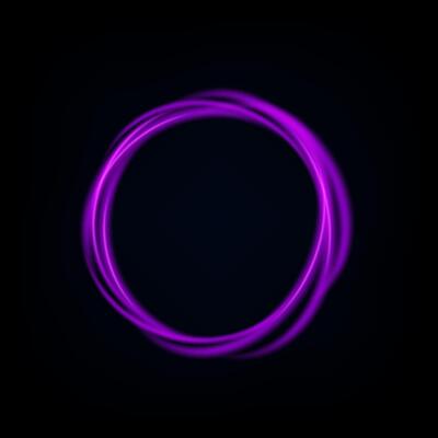 Round Violet Light Twisted, Suitable For Product Advertising, Product Design, and Other, Vector Illustration