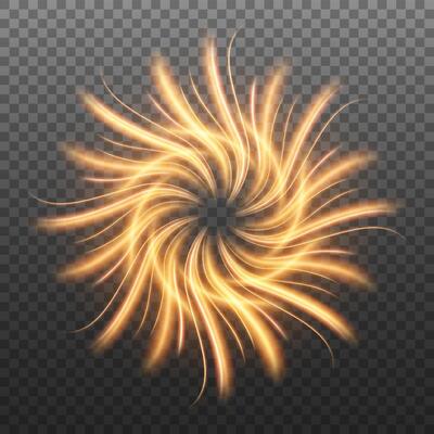 Round Gold Light Twisted, Suitable For Product Advertising, Product Design, and Other. Eps 10 Vector, Vector Illustration