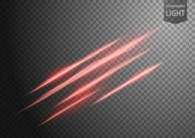 Abstract Red Lines of Light with A Background, Isolated and Easy to Edit, Vector Illustration