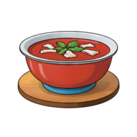 ai generato shabu shabu mano disegnato cartone animato stile illustrazione png