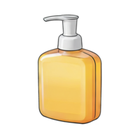 AI generated Hand Soap Hand Drawn Cartoon Style Illustration png