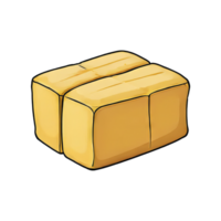 AI generated Tamagoyaki Hand Drawn Cartoon Style Illustration png