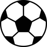 Soccer Ball glyph and line vector illustration