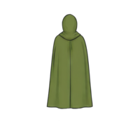 AI generated Cloak Hand Drawn Cartoon Style Illustration png