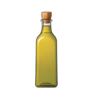 ai généré olive pétrole main tiré dessin animé style illustration png