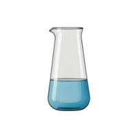 AI generated Beaker Hand Drawn Cartoon Style Illustration png