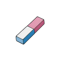 AI generated Eraser Hand Drawn Cartoon Style Illustration png