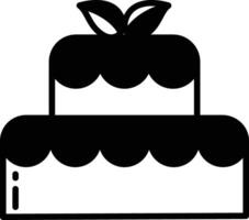 Pastry glyph and line vector illustration