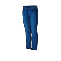 AI generated Jeans Hand Drawn Cartoon Style Illustration png