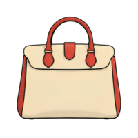 AI generated Handbag Hand Drawn Cartoon Style Illustration png