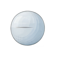 ai genererad golf boll hand dragen tecknad serie stil illustration png