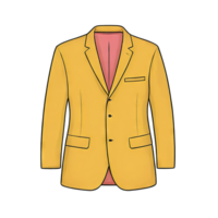 ai généré veste main tiré dessin animé style illustration png