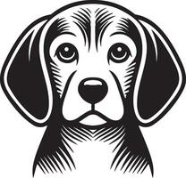 Beagle Dog Illustration. vector