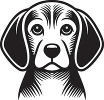 Beagle Dog Illustration. vector
