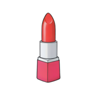 AI generated Lipstick Hand Drawn Cartoon Style Illustration png