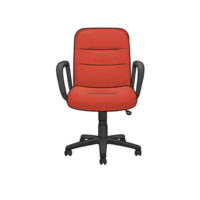 ai généré Bureau chaise main tiré dessin animé style illustration png