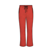 ai gegenereerd lounge broek hand- getrokken tekenfilm stijl illustratie png