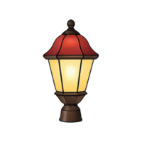 AI generated Outdoor Lighting Hand Drawn Cartoon Style Illustration png