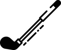 Golf Stick glyph and line vector illustration