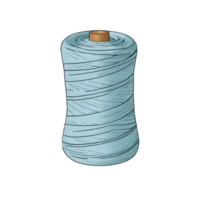 AI generated Yarn Hand Drawn Cartoon Style Illustration png