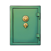 AI generated Safes Hand Drawn Cartoon Style Illustration png