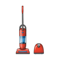 AI generated Vacuum Cleaner Hand Drawn Cartoon Style Illustration png