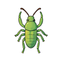 AI generated Weevil Hand Drawn Cartoon Style Illustration png