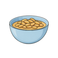 AI generated Baby Cereal Hand Drawn Cartoon Style Illustration png