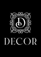 intial D luxury idea vector logo design