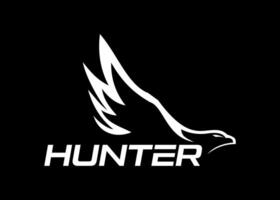 animal hunter eagle vector logo design