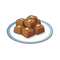 AI generated Halwa Hand Drawn Cartoon Style Illustration png