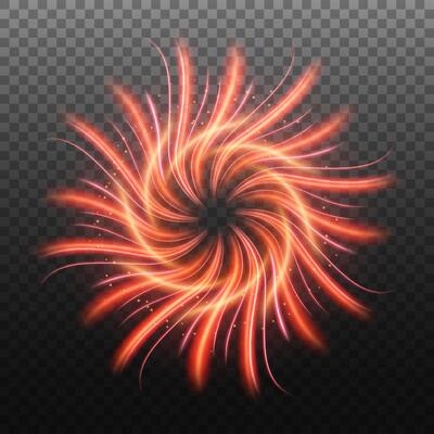 Round Red Light Twisted, Suitable For Product Advertising, Product Design, and Other. Eps 10 Vector, Vector Illustration