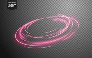 Abstract Pink Twist of Light with A Background, Isolated and Easy to Edit, Vector Illustration