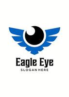 eagle eyes lofo idea vector design