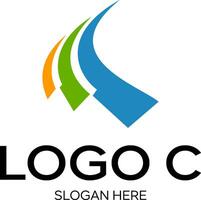 concept logo c colur vector design