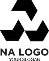 initial na idea vector logo design