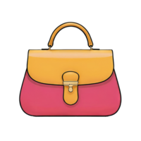 AI generated Handbag Hand Drawn Cartoon Style Illustration png