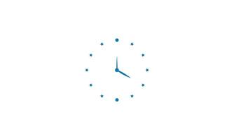 Clock icon page symbol for your web site design Clock icon logo, app, UI. vector