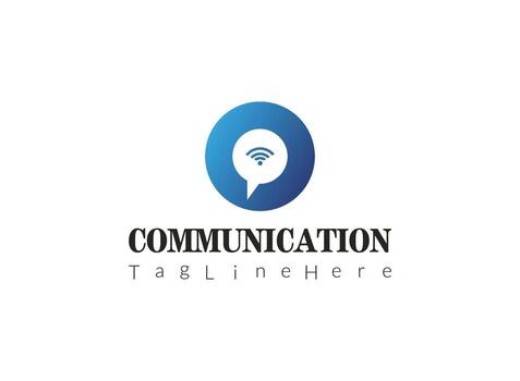 Bold and modern, our logo is a visual testament to the transformative power of communication. vector