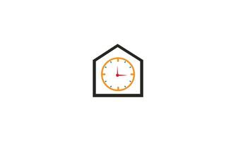 Clock icon in trendy flat style isolated on background. Clock icon page symbol for your web site design Clock icon logo, app, UI. Clock icon Vector illustration, EPS10.