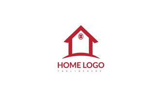 creative home smart logo detailing with clean background vector