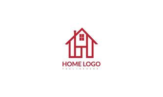 logotipo inteligente creativo para el hogar que detalla con un fondo limpio vector