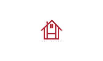 creative home smart logo detailing with clean background vector